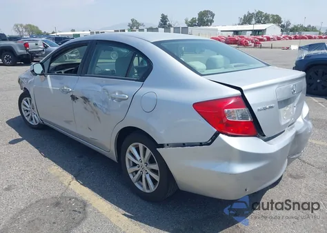 2012 Honda Civic Ex из США, поврежденный, VIN 19XFB2F84CE330376